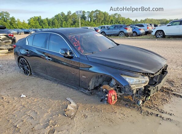 JN1EV7AR4JM439843 2018 INFINITI Q50 Black Передня права чверть
