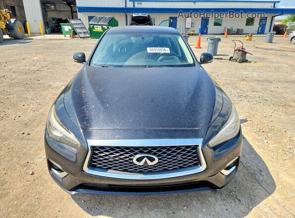JN1EV7AR4JM440118 2018 INFINITI Q50 Черный Вид спереди