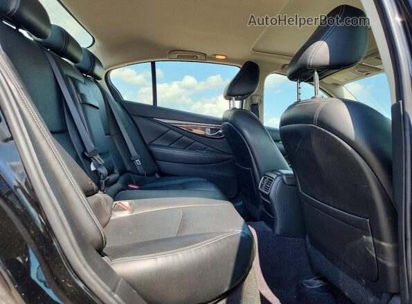 JN1EV7AR4JM440118 2018 INFINITI Q50 Черный Вид задних сидений