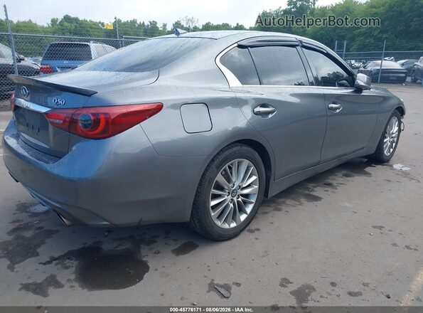 JN1EV7AR4KM554394 2019 INFINITI Q50 Gray Задня права чверть