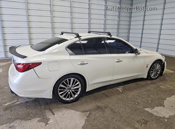 JN1EV7AR4KM556176 2019 INFINITI Q50 White Trasero derecho