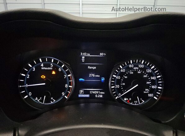 JN1EV7AR4KM556176 2019 INFINITI Q50 White Vista del cuadro de instrumentos