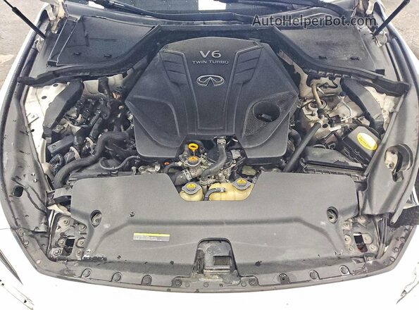 JN1EV7AR4KM556176 2019 INFINITI Q50 White Vista interior trasera