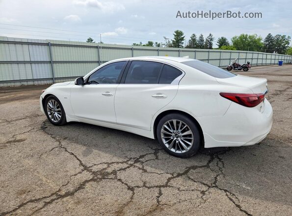 JN1EV7AR4KM591896 2019 INFINITI Q50 White Հետևի ձախ