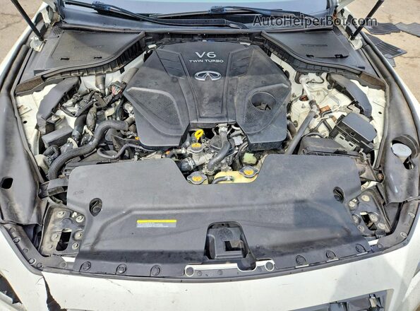 JN1EV7AR4KM591896 2019 INFINITI Q50 White Սալոնի հետևի տեսք