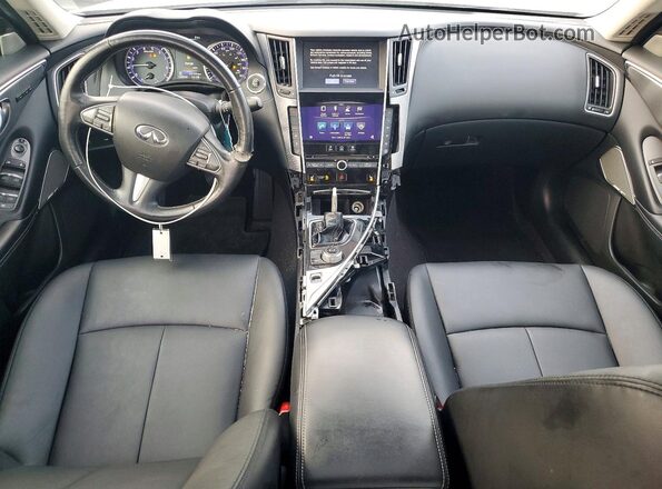 JN1EV7AR5HM835323 2017 INFINITI Q50 Белый Вид панели приборов