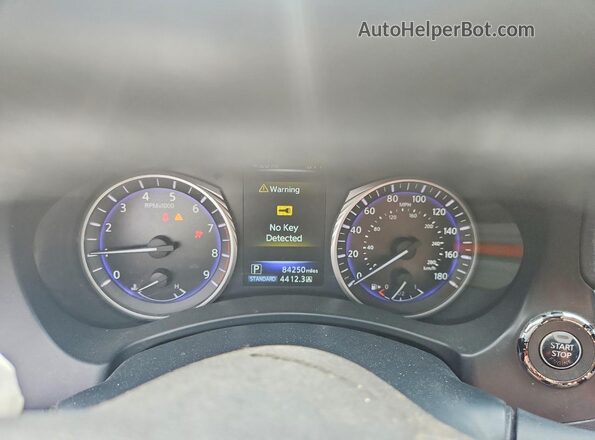 JN1EV7AR5HM838447 2017 INFINITI Q50 Gray Widok zestawu wskaźników