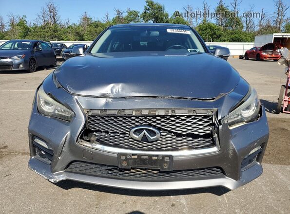 JN1EV7AR5HM838447 2017 INFINITI Q50 Gray Widok z przodu