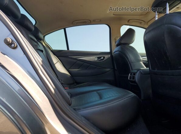 JN1EV7AR5HM838447 2017 INFINITI Q50 Gray Widok tylnych siedzeń