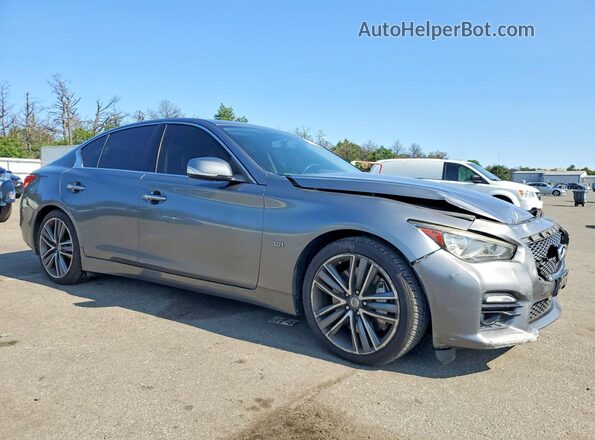 JN1EV7AR5HM838447 2017 INFINITI Q50 Gray Przód prawy
