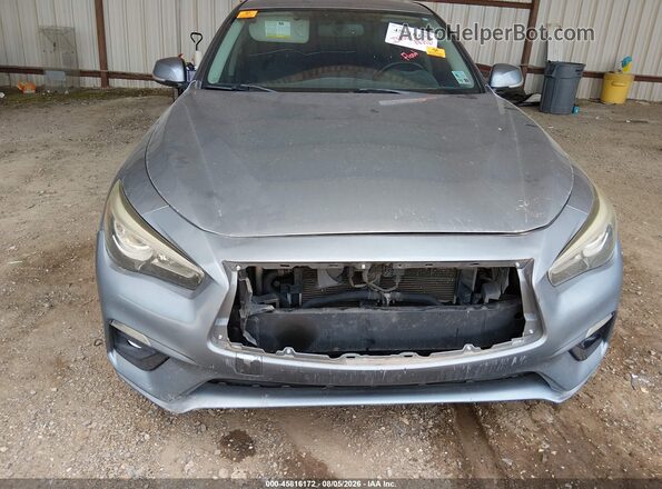 JN1EV7AR5HM840263 2017 INFINITI Q50 Gray Vista frontal