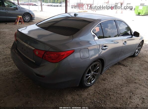 JN1EV7AR5HM840263 2017 INFINITI Q50 Gray Trasero derecho