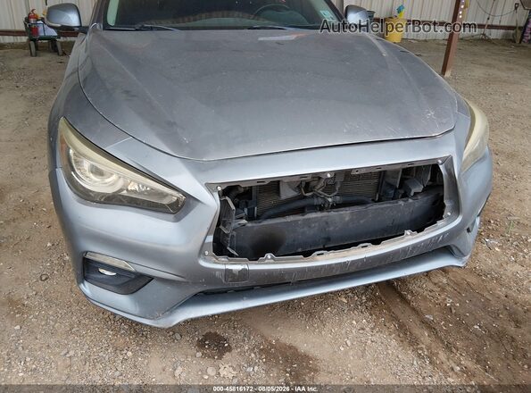 JN1EV7AR5HM840263 2017 INFINITI Q50 Gray Vista interior trasera