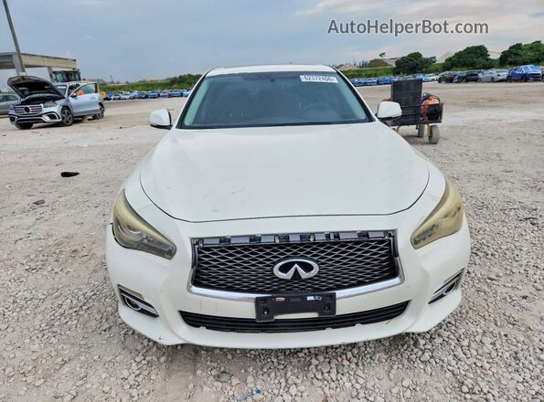 JN1EV7AR5HM840585 2017 INFINITI Q50 White Front view