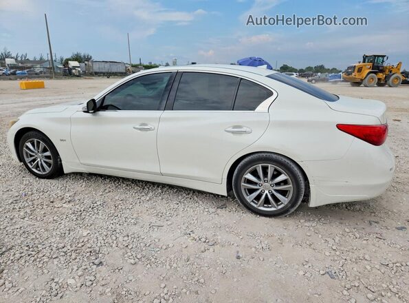 JN1EV7AR5HM840585 2017 INFINITI Q50 White Rear left