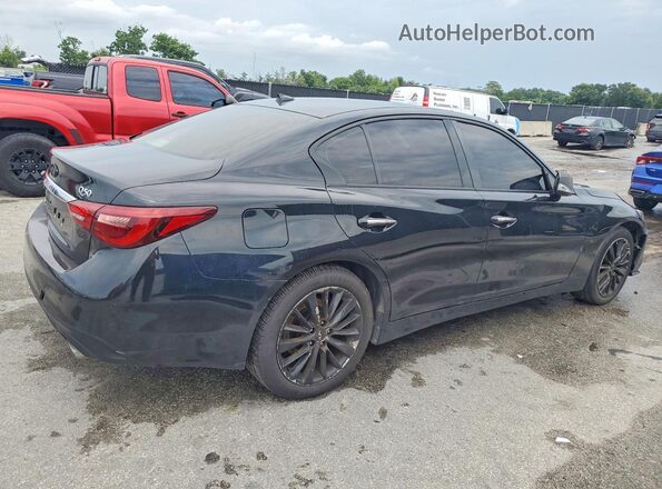 JN1EV7AR5JM440354 2018 INFINITI Q50 Черный Задняя правая четверть