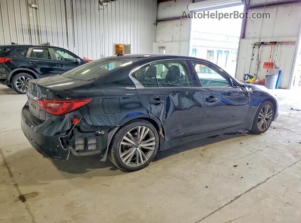JN1EV7AR5JM441374 2018 INFINITI Q50 Black უკანა მარჯვენა