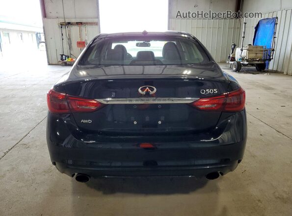 JN1EV7AR5JM441374 2018 INFINITI Q50 Black უკანა ხედი