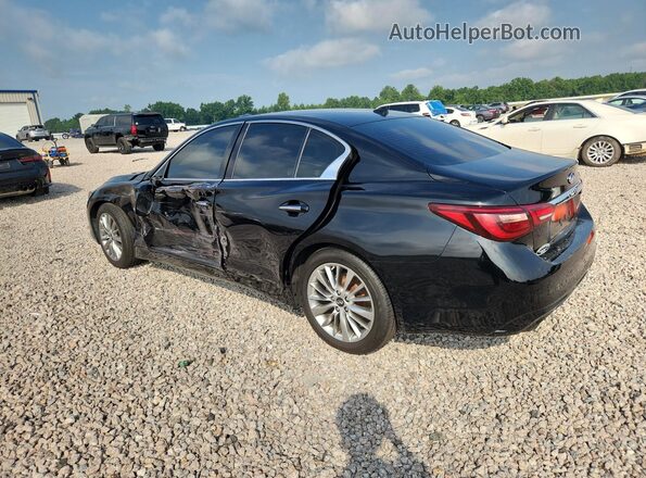 JN1EV7AR5KM554484 2019 INFINITI Q50 Black Հետևի ձախ