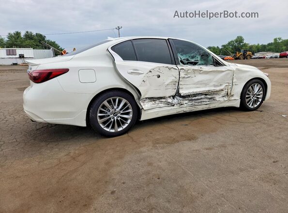 JN1EV7AR5KM556493 2019 INFINITI Q50 White Հետևի աջ