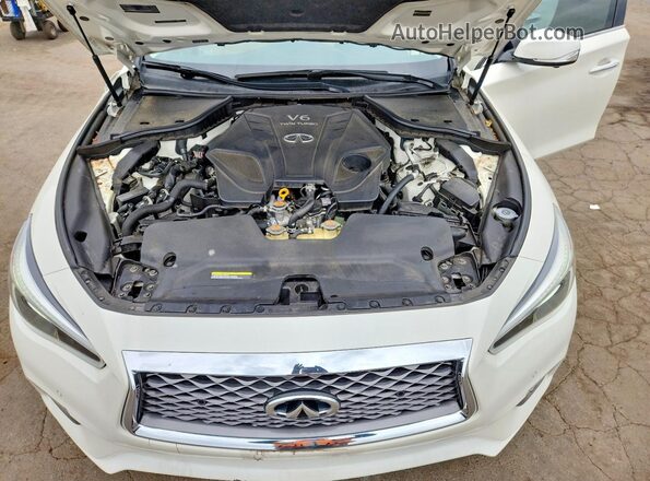 JN1EV7AR5KM556493 2019 INFINITI Q50 White Սալոնի հետևի տեսք