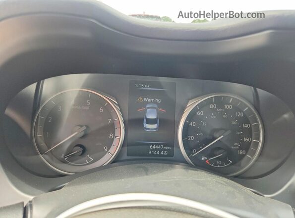 JN1EV7AR5KM556767 2019 INFINITI Q50 White Vista del cuadro de instrumentos