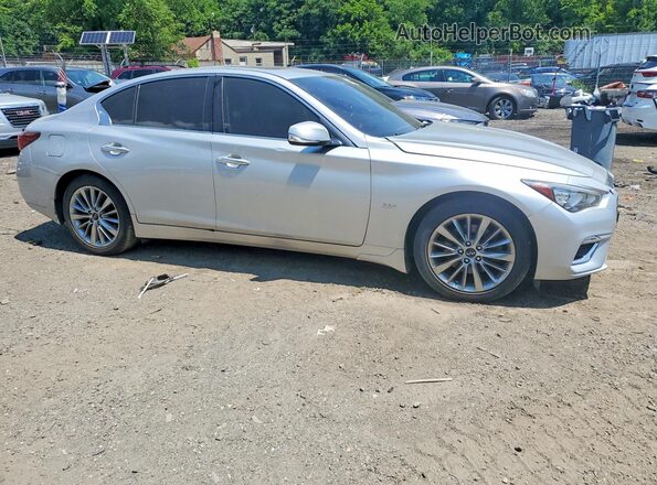 JN1EV7AR5KM558177 2019 INFINITI Q50 Серебряный Передняя правая четверть
