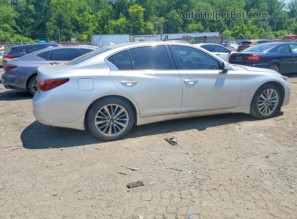 JN1EV7AR5KM558177 2019 INFINITI Q50 Серебряный Задняя правая четверть
