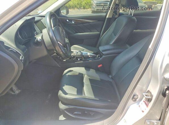JN1EV7AR5KM558177 2019 INFINITI Q50 Серебряный Вид салона спереди