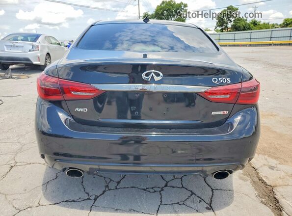JN1EV7AR5LM253151 2020 INFINITI Q50 Black Вид ззаду