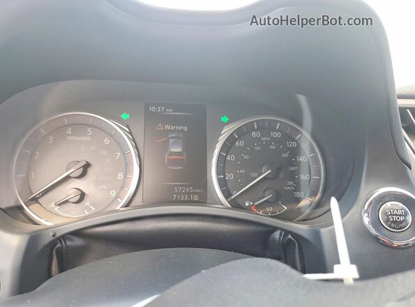 JN1EV7AR5LM253151 2020 INFINITI Q50 Black Вид щитка приладів