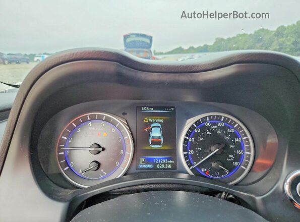 JN1EV7AR6HM838294 2017 INFINITI Q50 Белый Вид щитка приборов