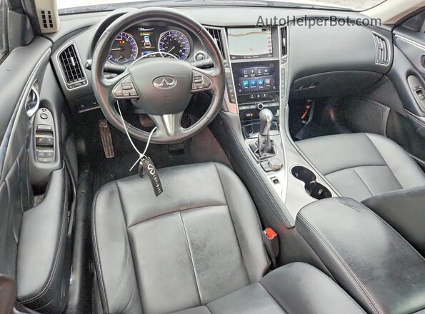 JN1EV7AR6HM838294 2017 INFINITI Q50 Белый Вид панели приборов