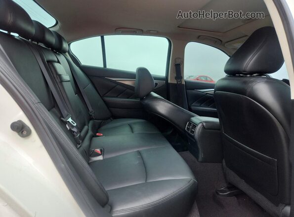 JN1EV7AR6HM838294 2017 INFINITI Q50 Белый Вид задних сидений