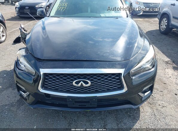 JN1EV7AR6JM436121 2018 INFINITI Q50 Черный Вид щитка приборов