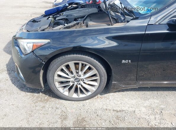 JN1EV7AR6JM436121 2018 INFINITI Q50 Черный Вид спереди