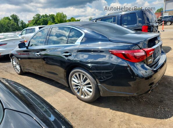 JN1EV7AR6JM437639 2018 INFINITI Q50 Черный Задняя левая четверть