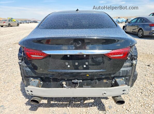 JN1EV7AR6JM440458 2018 INFINITI Q50 Black უკანა ხედი