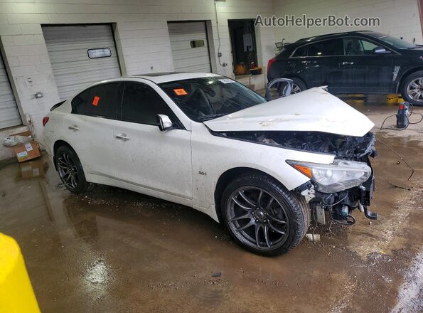 JN1EV7AR7HM830138 2017 INFINITI Q50 White Przód prawy