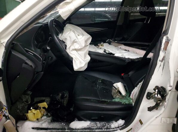 JN1EV7AR7HM830138 2017 INFINITI Q50 White Widok wnętrza z przodu