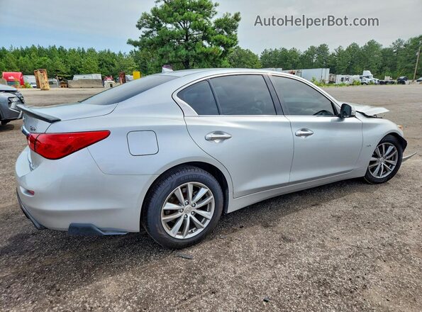 JN1EV7AR7HM830236 2017 INFINITI Q50 Silver Tył prawy