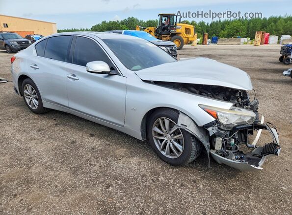 JN1EV7AR7HM830236 2017 INFINITI Q50 Silver Przód prawy