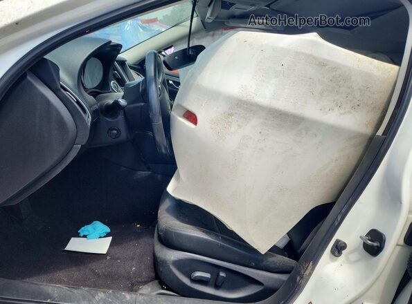 JN1EV7AR7HM834058 2017 INFINITI Q50 Белый Вид салона спереди