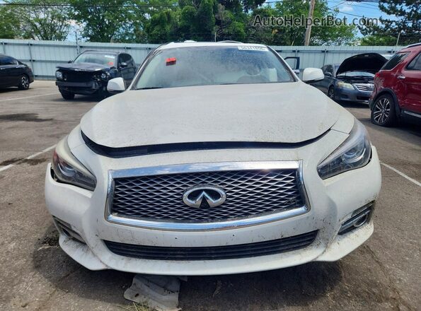 JN1EV7AR7HM834058 2017 INFINITI Q50 Белый Вид спереди