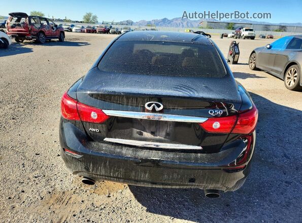 JN1EV7AR7HM839406 2017 INFINITI Q50 Black Vista trasera