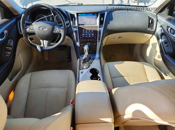 JN1EV7AR7HM839406 2017 INFINITI Q50 Black Vista del salpicadero