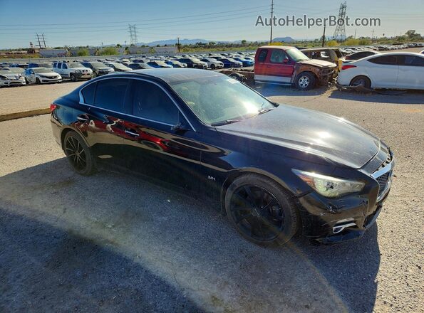 JN1EV7AR7HM839406 2017 INFINITI Q50 Black Delantero derecho