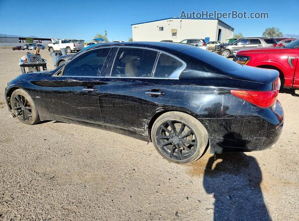 JN1EV7AR7HM839406 2017 INFINITI Q50 Black Trasero izquierdo