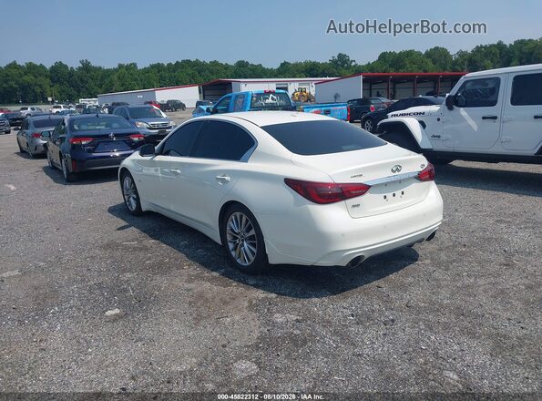JN1EV7AR7JM430439 2018 INFINITI Q50 White Tył lewy