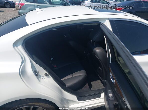 JN1EV7AR7JM430439 2018 INFINITI Q50 White Widok naklejki z numerem VIN